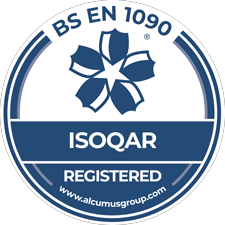 QMS BSEN1090-ISO Logo