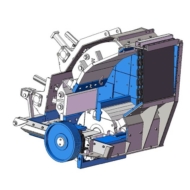 QMS JB Series Impact Crusher CGI Sketch