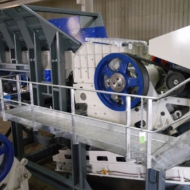 QMS JB Series Jaw Crusher Install