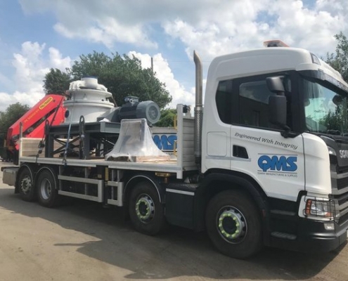 QMS B3 Cone Crusher Lorry Delivery