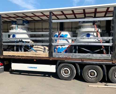 QMS B3 Cone Crushers on Lorry