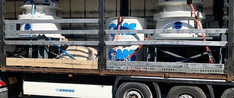 QMS B3 Cone Crushers on Lorry